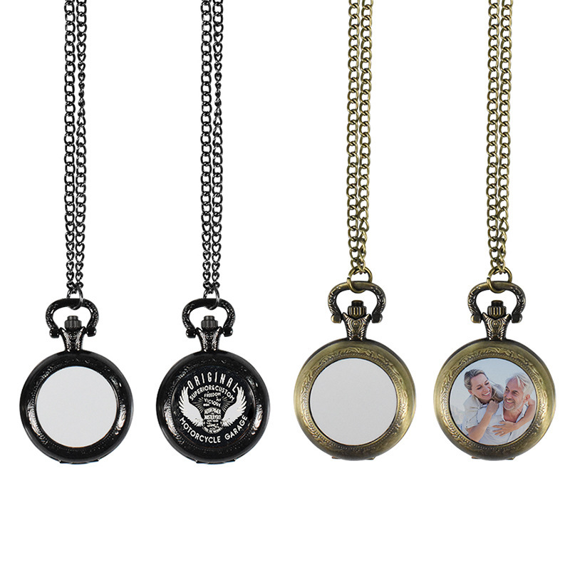 Vintage Pocket Watch - Custom Vintage Metal Pocket Watch Pendant