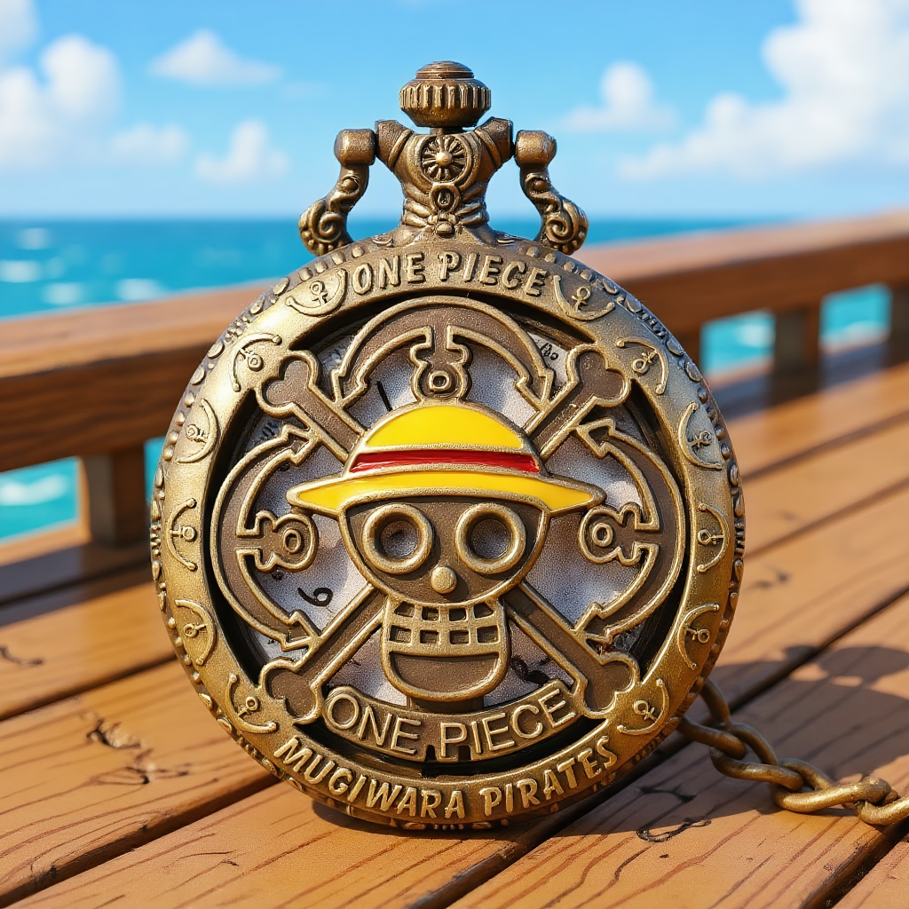 Vintage Pocket Watch - One Piece Anime Pocket Watch, Vintage