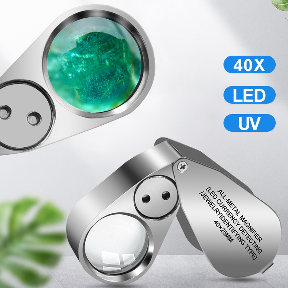 Collectors Coins Jewelry & Watches Of Smithtown Photos - 40X High Clarity Folding Magnifier LED