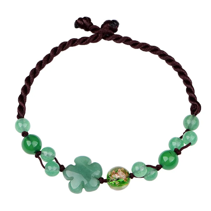 Luxury Gifts Jewelry & Watches Namfleg Mostar - Jade Flower Anklets for Women Jewelry