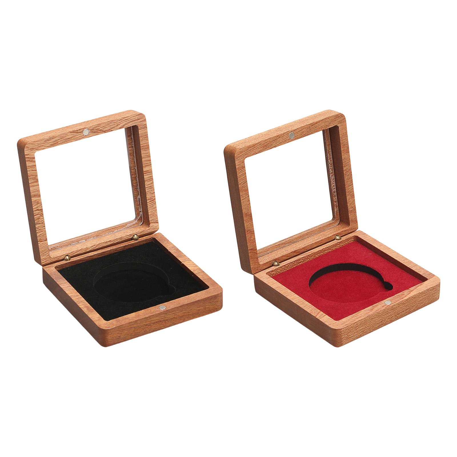 Collectors Coins Jewelry & Watches Of Smithtown Photos - Wooden Coin Presentation Display Box Velvet