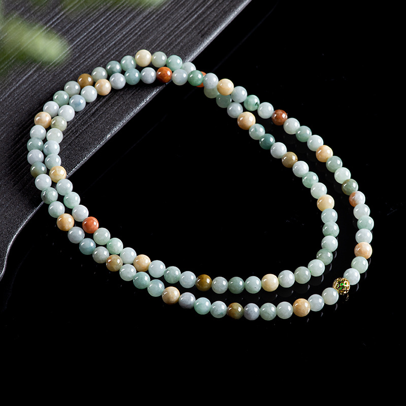 Jewelry & Watches Sp Z Oo Opinie - Burmese Jadeite Beads Bracelet Necklace Real