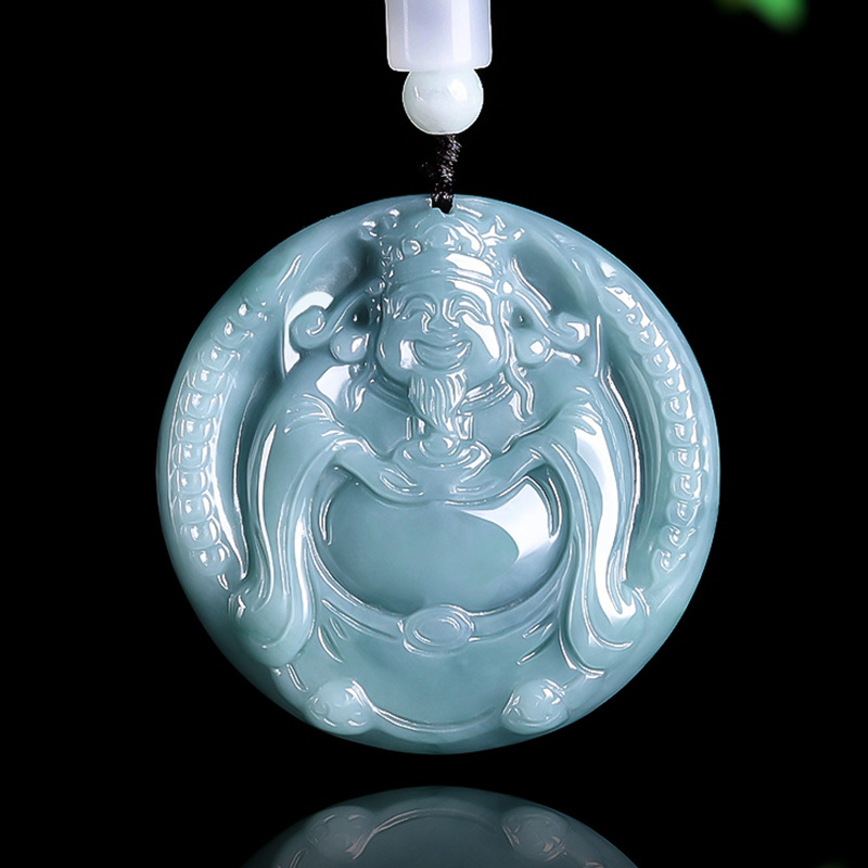 Jewelry & Watches Sp Z Oo Opinie - Burmese Jadeite God of Wealth Pendant