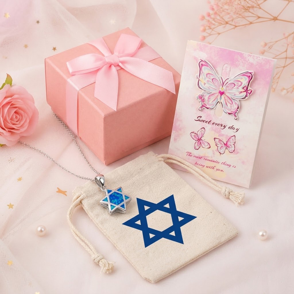 Jewelry & Watches Sp Z Oo Opinie - Star of David Opal Pendant Necklace