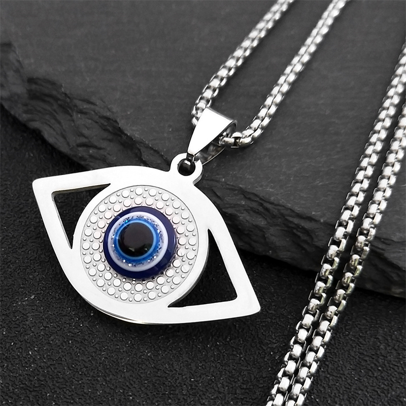 Jewelry & Watches Sp Z Oo Opinie - Islam Hamsa Evil Blue Eye Necklace
