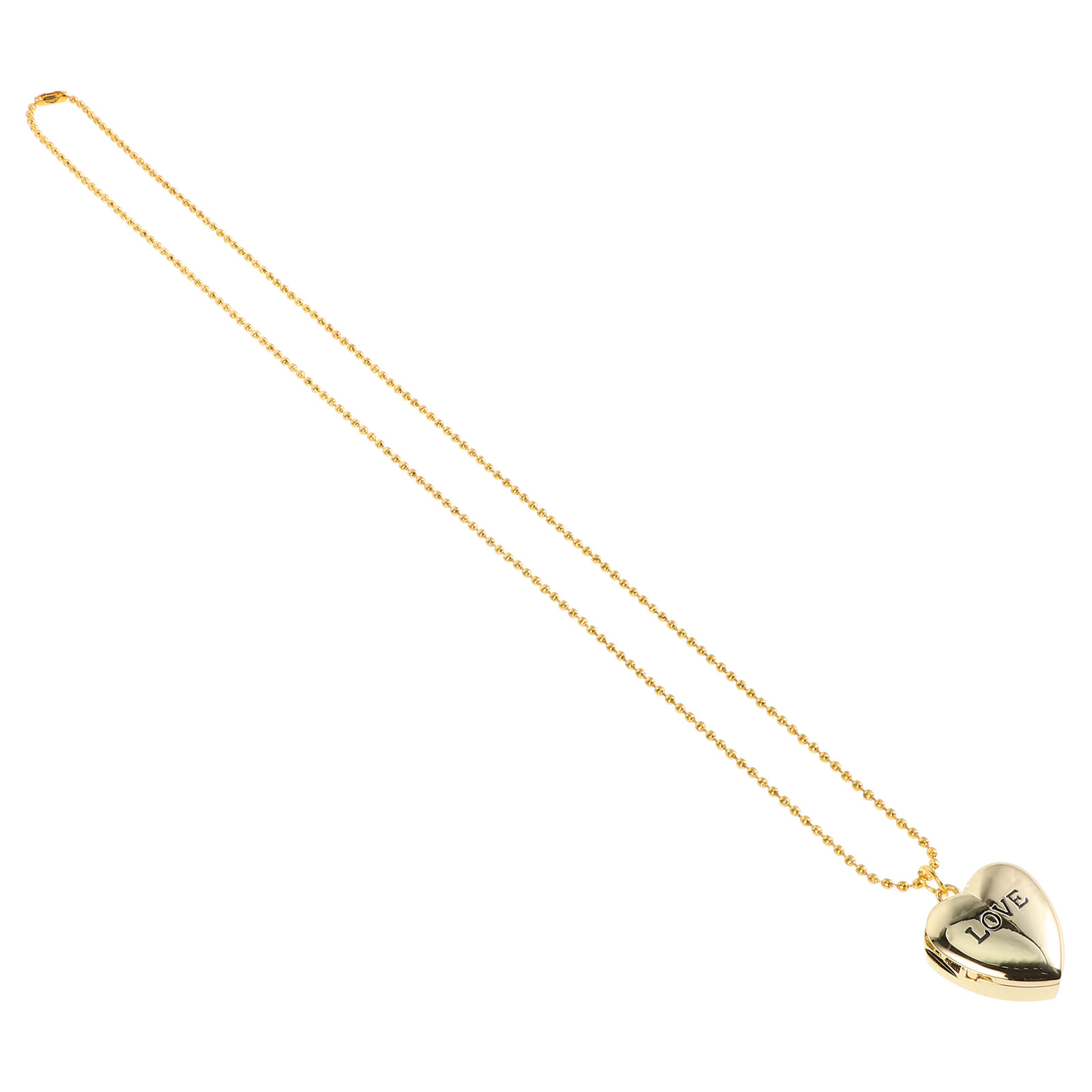 Jewelry Watches For Kids - Gold Heart Pocket Watch Locket Necklace