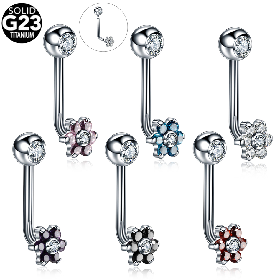 Christina Jewelry & Watches Marguerite Ørestik Forgyldt Sølv - 1PC ASTM F136 Titanium Intimate Piercing