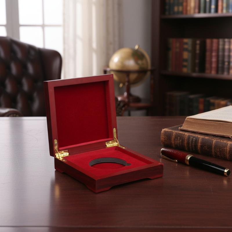 Collectors Coins Jewelry & Watches Of Smithtown Photos - 10*10*3.5cm/12*12*3.5cm Wood Coin Display Organizer Box