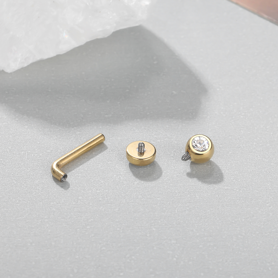 1PC Implant Grade Titanium Chr - Christina Jewelry & Watches Marguerite Ørestik Forgyldt Sølv 评论和价格