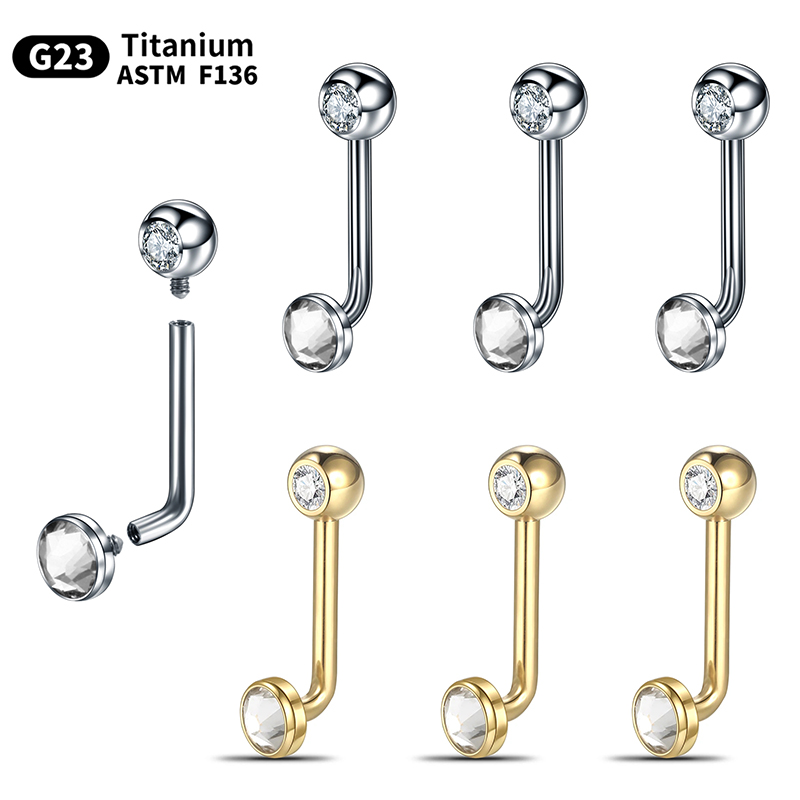 1/10Pcs G23 Titanium Christina - Christina Jewelry & Watches Marguerite Ørestik Forgyldt Sølv 评论和价格