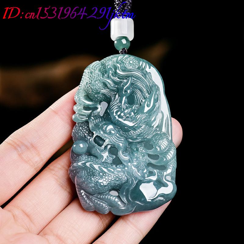 Natural Burmese Jadeite Dragon - Jewelry & Watches Sp Z Oo Opinie 评论和价格