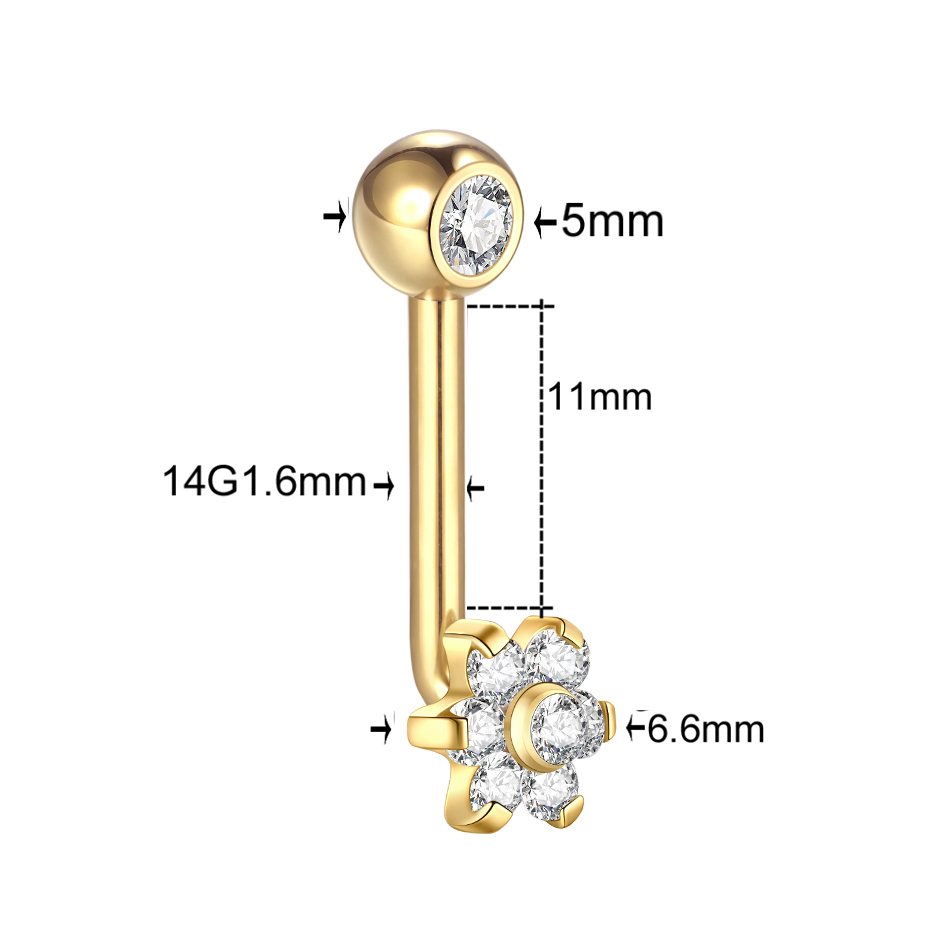 1PC Titanium Christina Vertica - Christina Jewelry & Watches Marguerite Ørestik Forgyldt Sølv 评论和价格