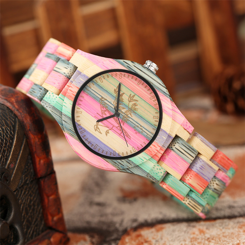 Vintage Stylish Colorful Bambo - Vintage Pocket Watch 评论和价格