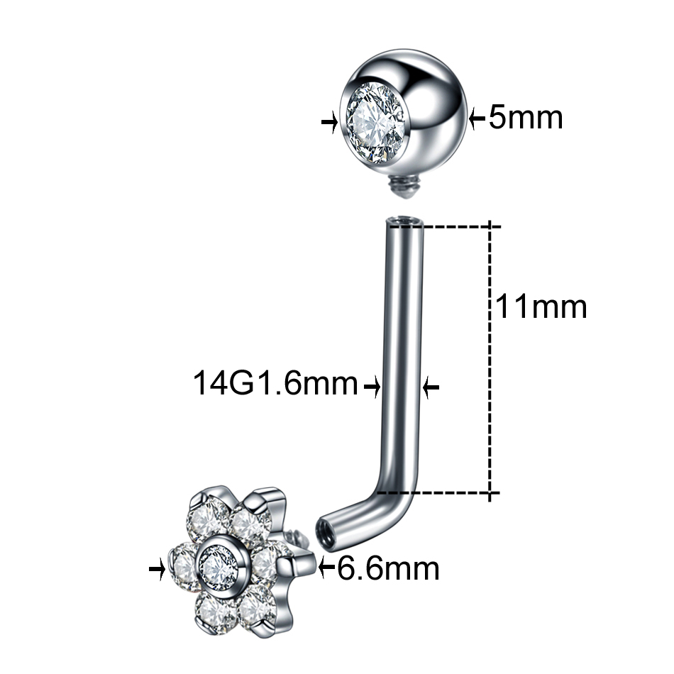 1PC G23 Titanium Opal Crystal  - Christina Jewelry & Watches Marguerite Ørestik Forgyldt Sølv 评论和价格