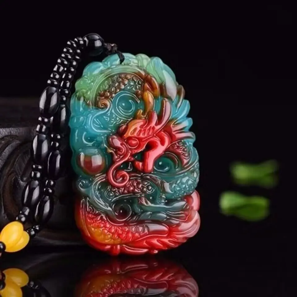Real Jade Dragon Pendant Neckl - Luxury Gifts Jewelry & Watches Namfleg Mostar 评论和价格