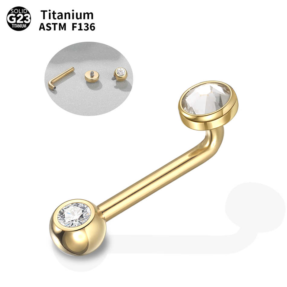 1PC  Implant Grade Titanium Ch - Christina Jewelry & Watches Marguerite Ørestik Forgyldt Sølv 评论和价格