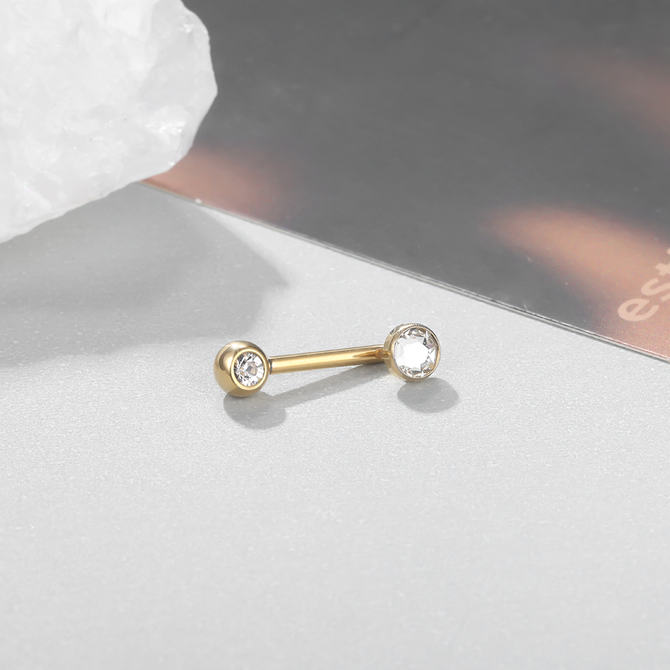 1PC  Implant Grade Titanium Ch - Christina Jewelry & Watches Marguerite Ørestik Forgyldt Sølv 评论和价格