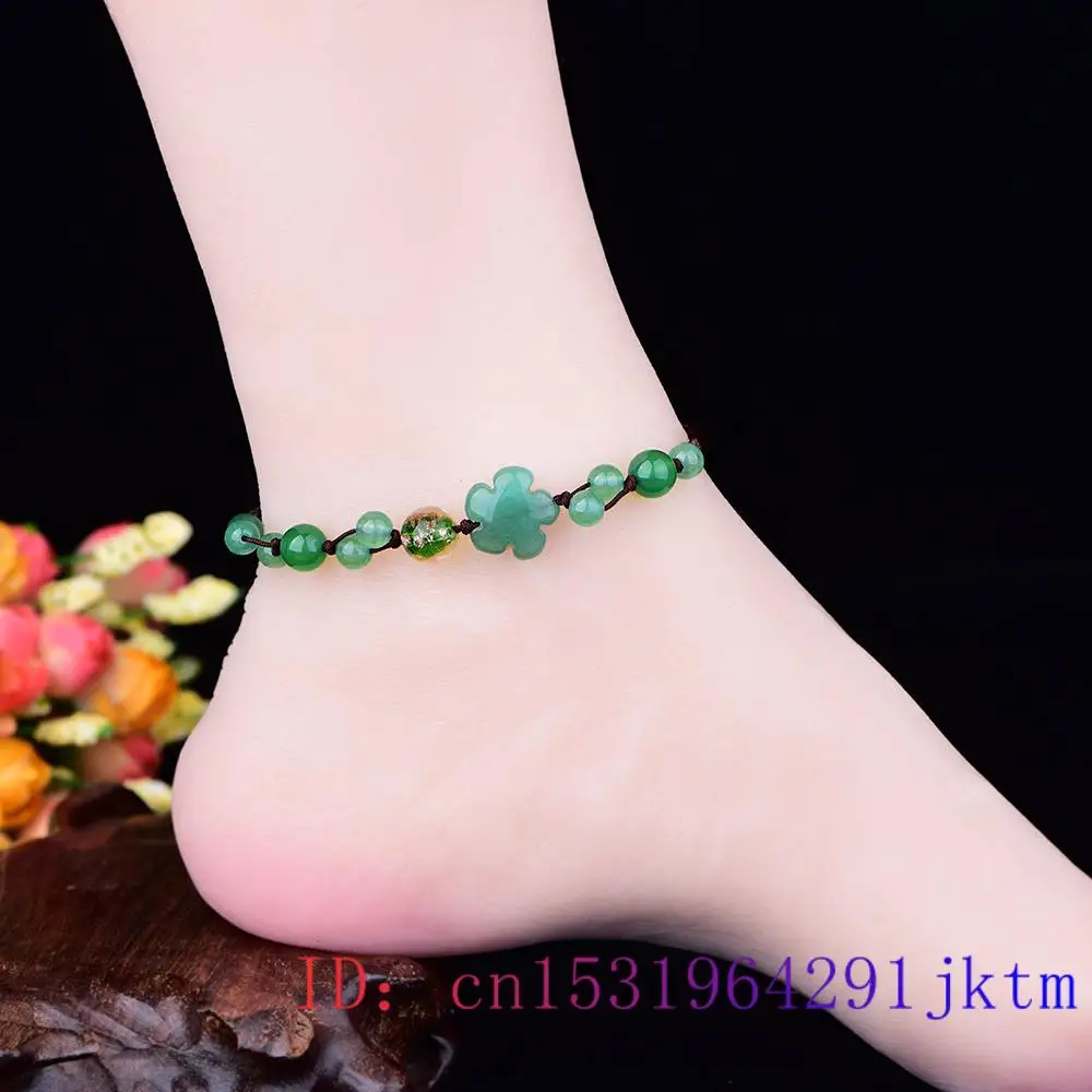 Jade Flower Anklets for Women  - Luxury Gifts Jewelry & Watches Namfleg Mostar 评论和价格