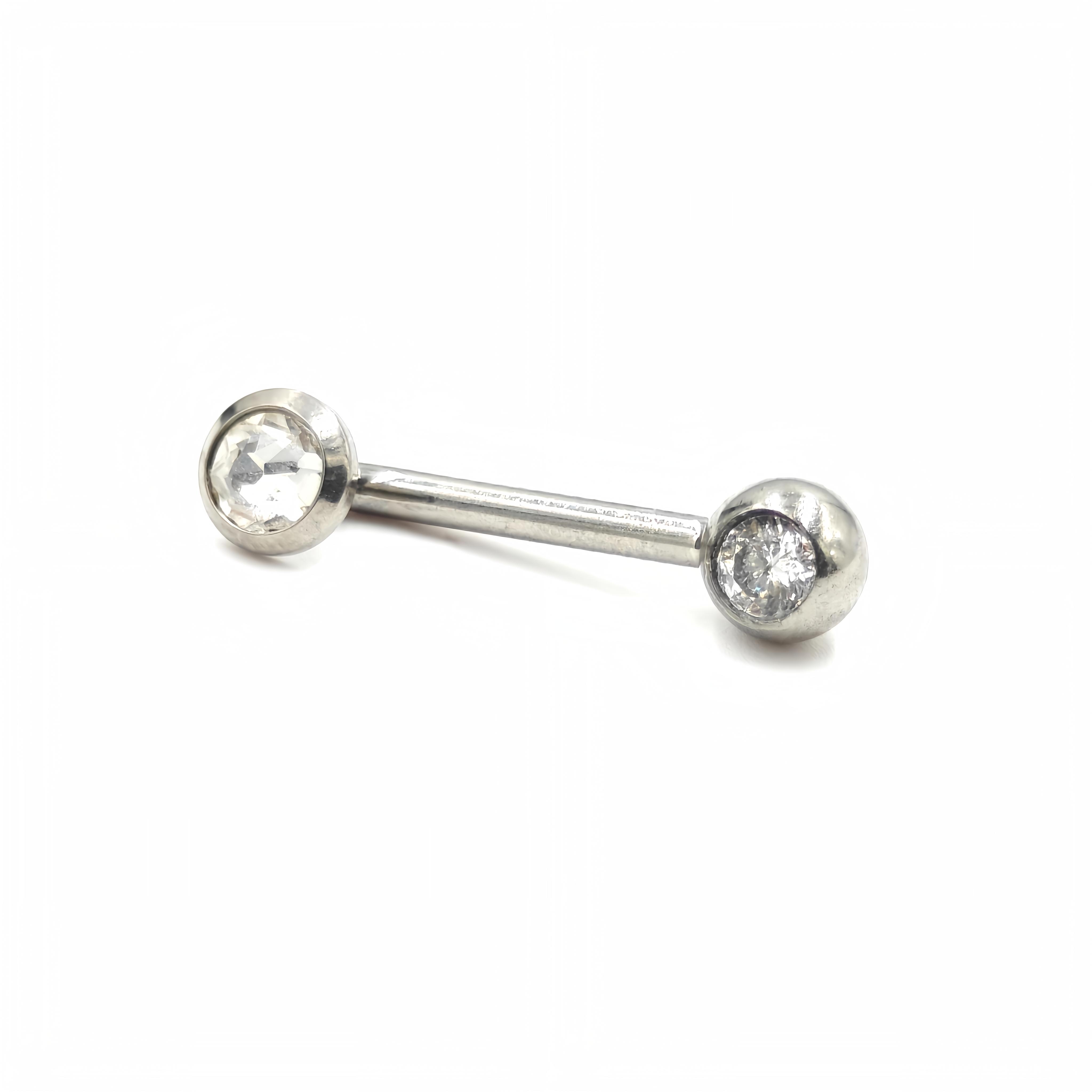 ASTM F136 Titanium CZ Vertical - Christina Jewelry & Watches Marguerite Ørestik Forgyldt Sølv 评论和价格