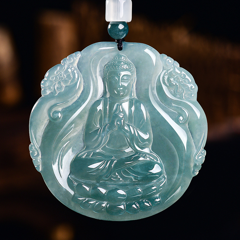 Natural Burmese Jadeite Buddha - Jewelry & Watches Sp Z Oo Opinie 评论和价格