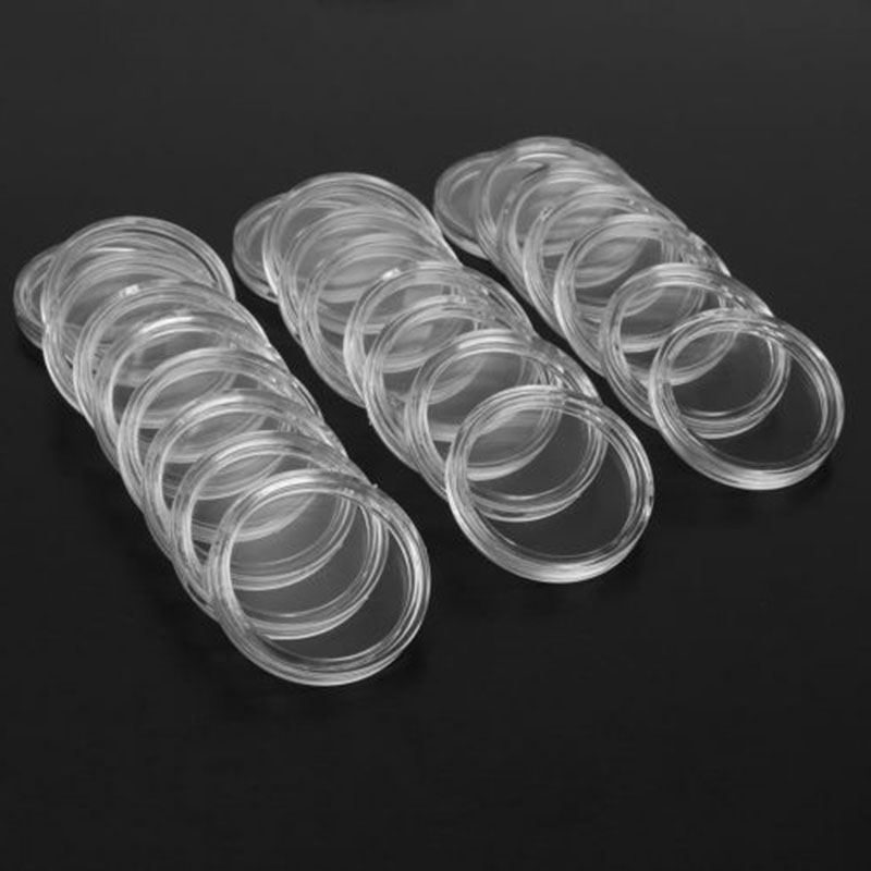 100 Clear Round Coin Holders 3 - Collectors Coins Jewelry & Watches Of Smithtown Photos 评论和价格