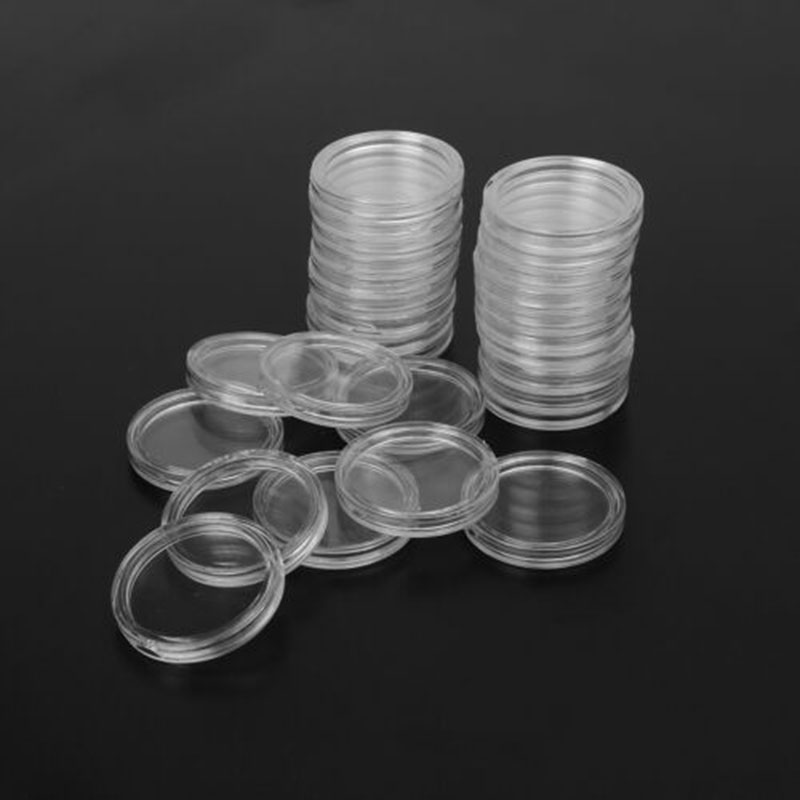 100 Clear Round Coin Holders 3 - Collectors Coins Jewelry & Watches Of Smithtown Photos 评论和价格