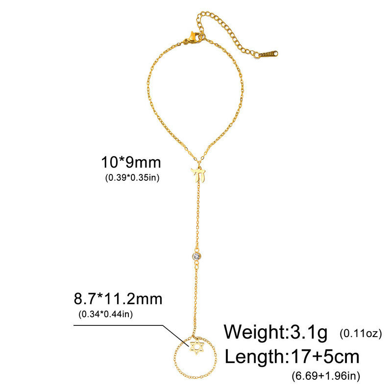 Jewish Star of David Hebrew Le - Jewelry & Watches Sp Z Oo Opinie 评论和价格