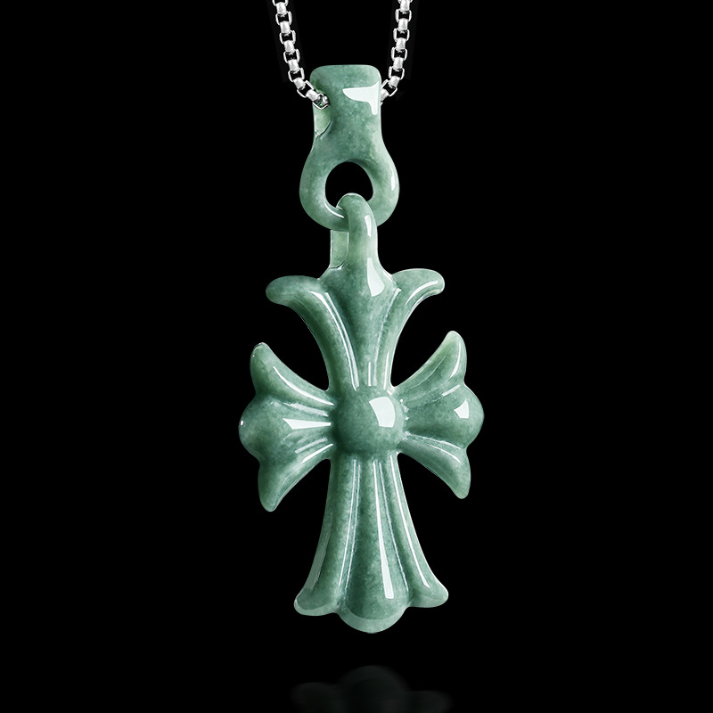 Natural Burmese Jadeite Cross  - Luxury Gifts Jewelry & Watches Namfleg Mostar 评论和价格