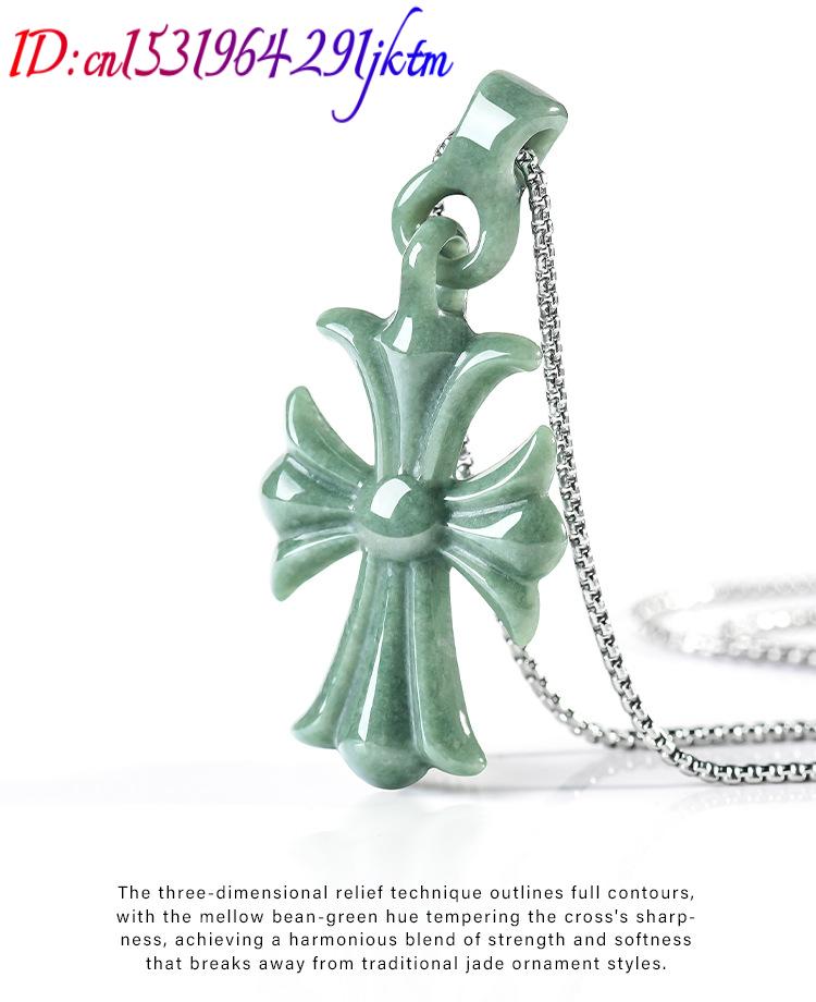 Natural Burmese Jadeite Cross  - Luxury Gifts Jewelry & Watches Namfleg Mostar 评论和价格