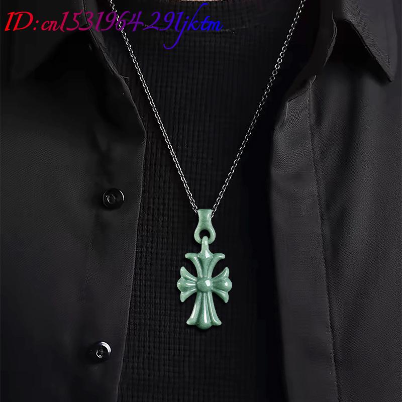 Natural Burmese Jadeite Cross  - Luxury Gifts Jewelry & Watches Namfleg Mostar 评论和价格