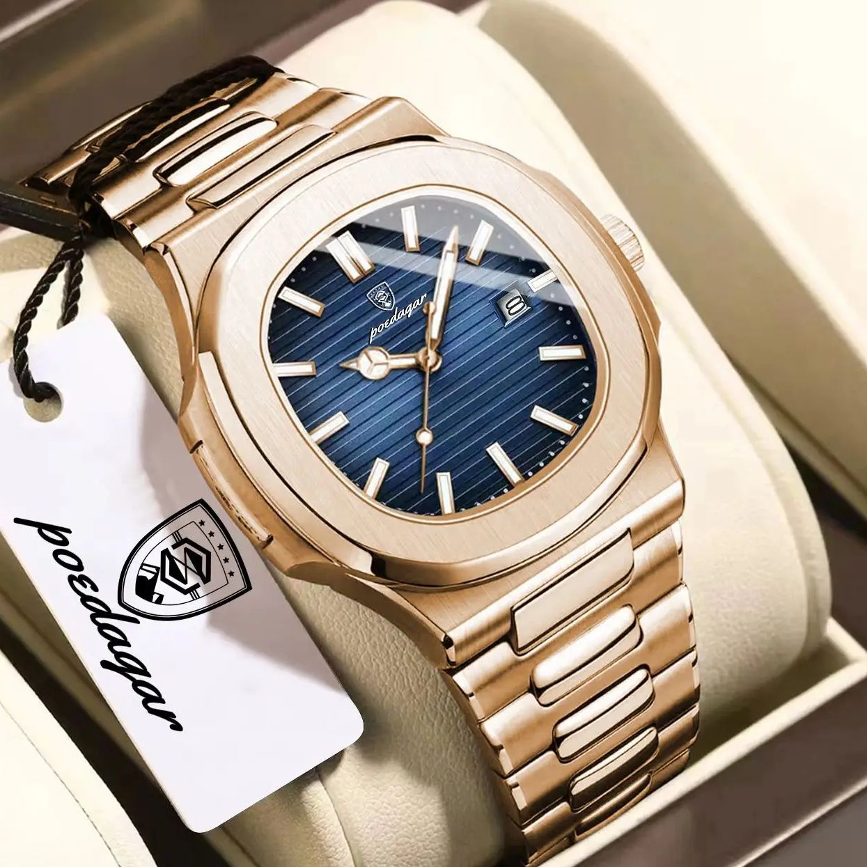 POEDAGAR Top Fashion Square Me - Rg Watches & Jewelry Gmbh 评论和价格