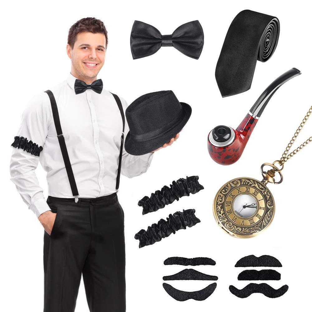 1920s Men's Ball Party Top Hat - Vintage Pocket Watch 评论和价格