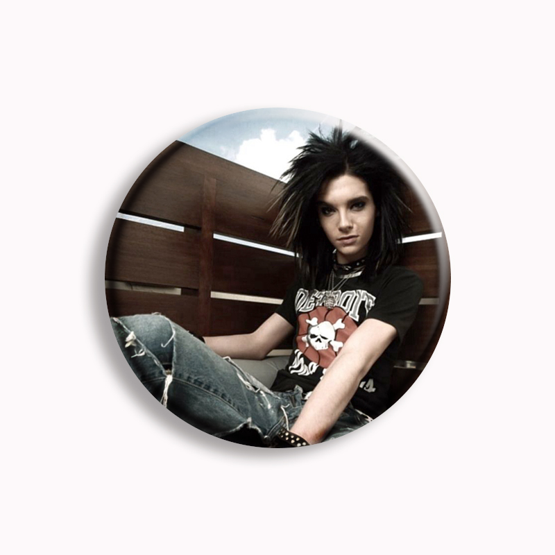 Rock Band Tokio Hotel Kaulitz  - Vintage Brooch Pin 评论和价格