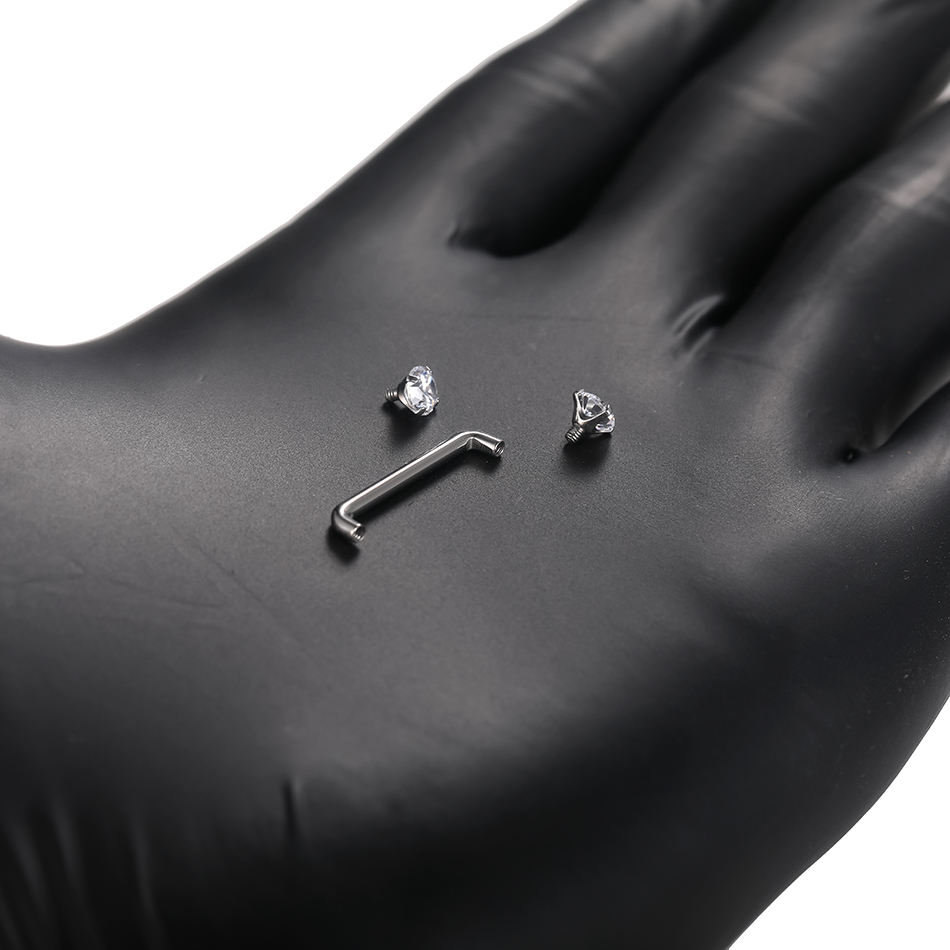 1PC Titanium Surface Piercing  - Christina Jewelry & Watches Marguerite Ørestik Forgyldt Sølv 评论和价格