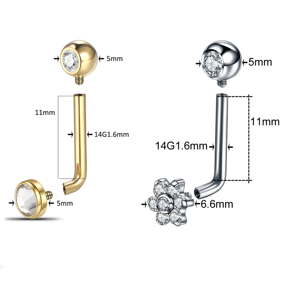 1Pc Titanium Christina Vertica - Christina Jewelry & Watches Marguerite Ørestik Forgyldt Sølv 评论和价格