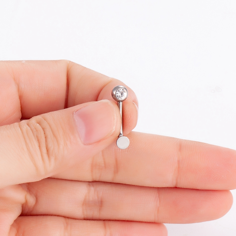 1PC Titanium Pussy Piercing Ch - Christina Jewelry & Watches Marguerite Ørestik Forgyldt Sølv 评论和价格
