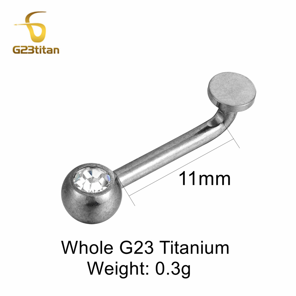 1PC Titanium Pussy Piercing Ch - Christina Jewelry & Watches Marguerite Ørestik Forgyldt Sølv 评论和价格