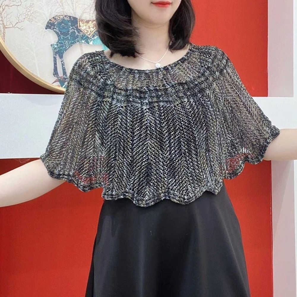 Pullover Style Crochet Shawl P - Vintage Brooch Pin 评论和价格