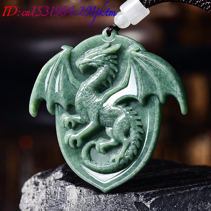 Natural Burmese Jadeite Dragon - Jewelry & Watches Sp Z Oo Opinie 评论和价格