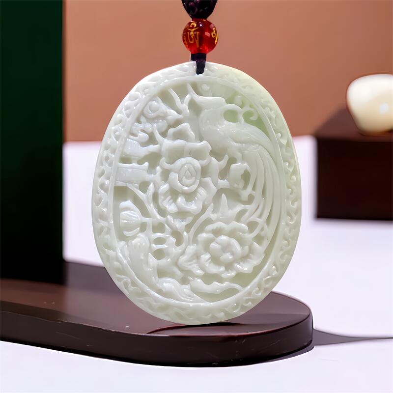 White Natural Real Jade Flower - Luxury Gifts Jewelry & Watches Namfleg Mostar 评论和价格