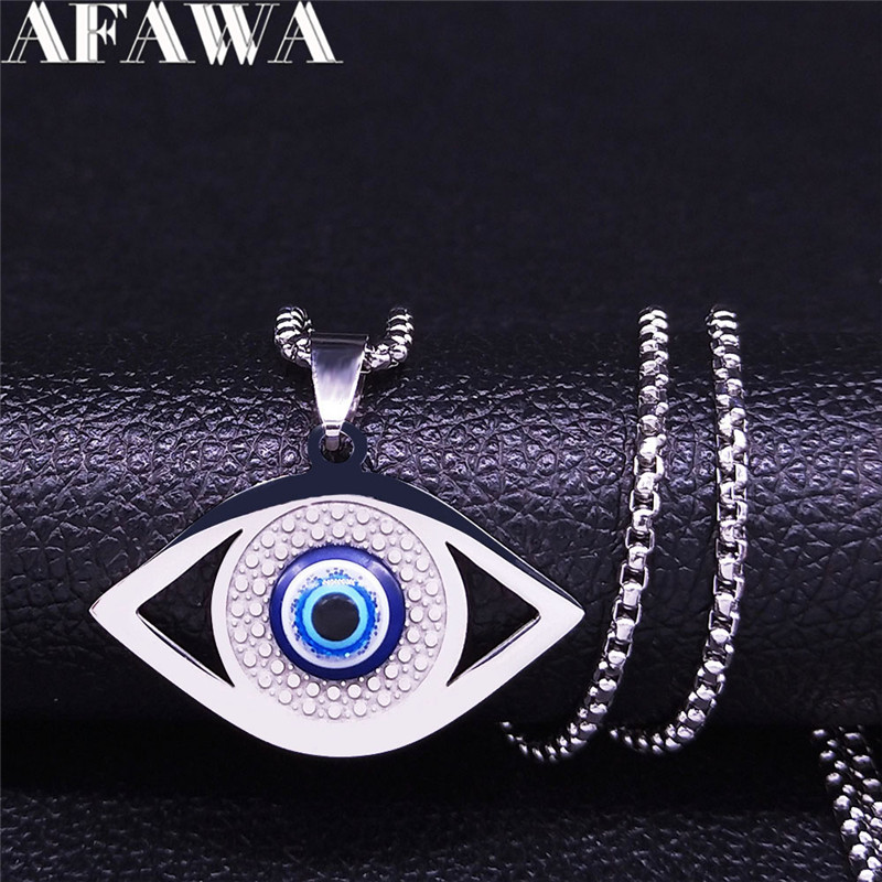 Islam Hamsa Evil Blue Eye Neck - Jewelry & Watches Sp Z Oo Opinie 评论和价格