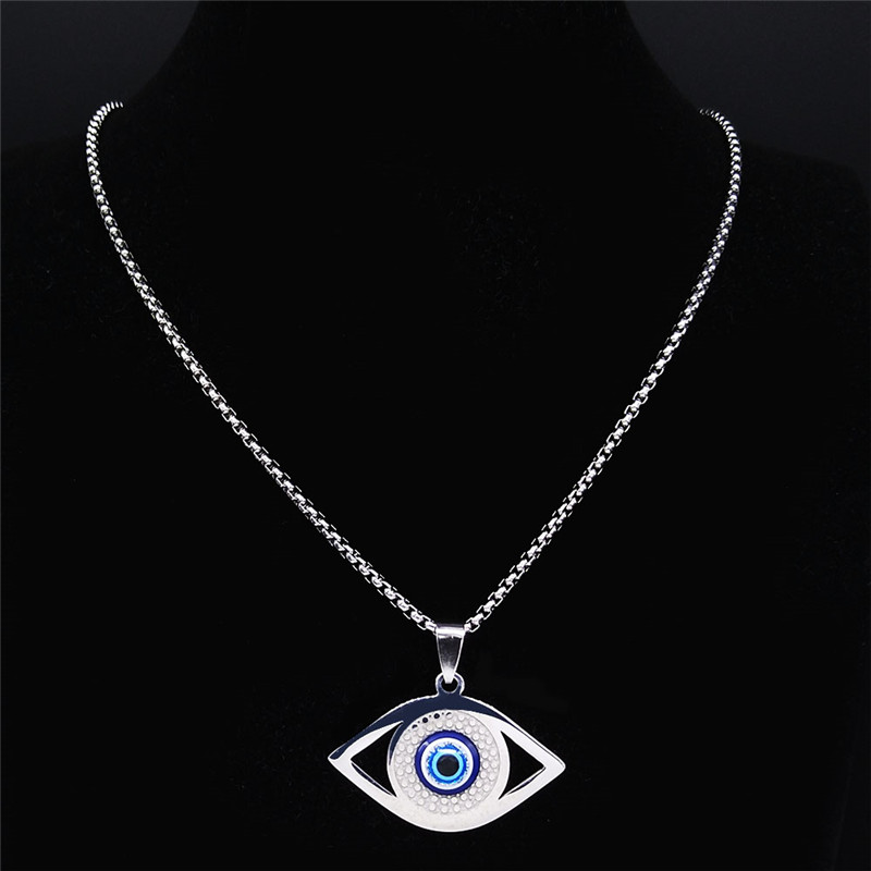 Islam Hamsa Evil Blue Eye Neck - Jewelry & Watches Sp Z Oo Opinie 评论和价格