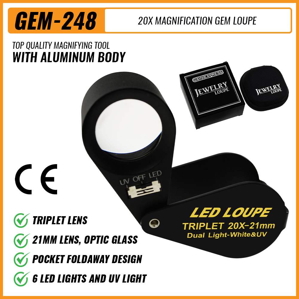 20x Jewelry Loupe 21mm Dual Li - Collectors Coins Jewelry & Watches Of Smithtown Photos 评论和价格