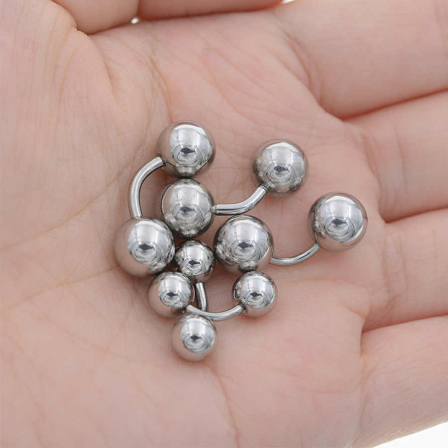1Pc 316L Surgical Steel Curved - Christina Jewelry & Watches Marguerite Ørestik Forgyldt Sølv 评论和价格