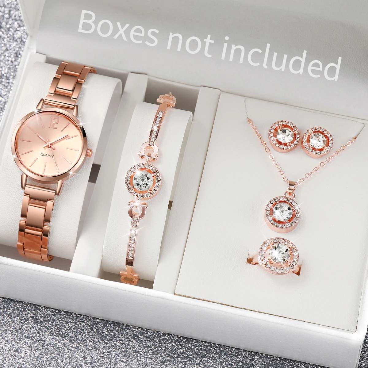 6PCS/Set Fashion Women Watches - Jewelry Watches For Kids 评论和价格
