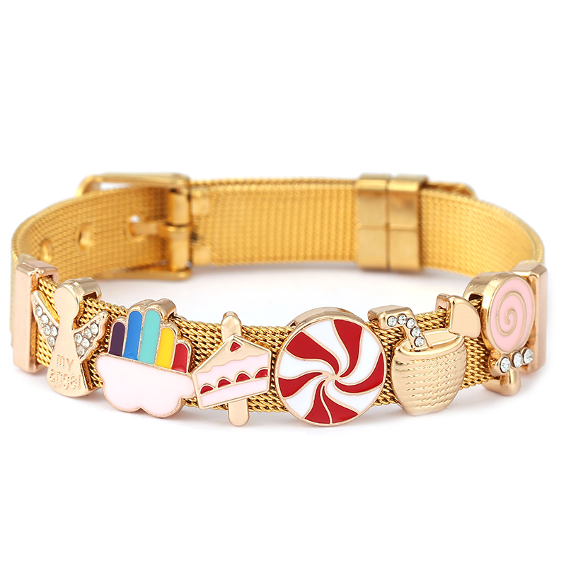 Gold Color Stainless Steel Str - Jewelry Watches For Kids 评论和价格