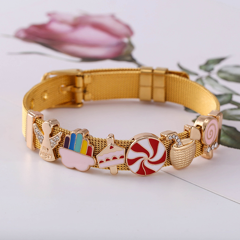 Gold Color Stainless Steel Str - Jewelry Watches For Kids 评论和价格